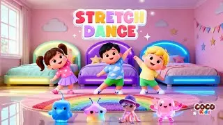 Stretch Dance for Kids | COCOKIDS | Fun Morning Exercise Songs