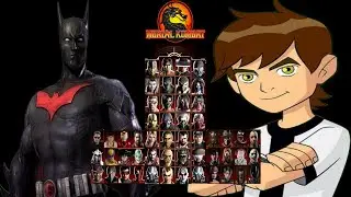 Mortal Kombat 9 - BATMAN BEYOND & BEN TENNYSON MOD - NEW Expert Tag Ladder Gameplay