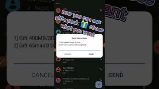 How to send gifts of ncell sim mobile data to others! #shorts