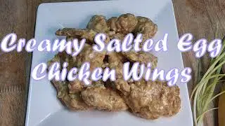 Creamy Salted Egg Chicken Wings