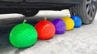 Crushing Experiments! Water Baloons vs Car vs Crunchy & Soft Things! Coca-Cola, Fanta, Mirinda