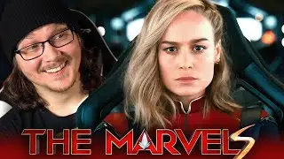 THE MARVELS OFFICIAL TRAILER REACTION!