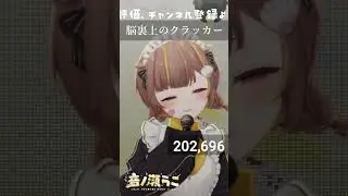 脳裏上のクラッカー / 音ノ瀬らこ【歌枠切り抜き】