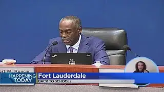 Broward School Board Meets On State's Demand For Earlier Reopening Of Schools