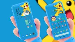 tema pikachu full pack untuk realme ui dan oppo color os 7
