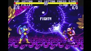 FILLET vs MIKE - Teenage Mutant Hero Turtles Tournament Fighters 1993