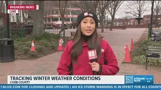Cobb County winter storm update with Rarione Manice