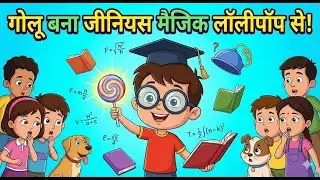 Magic Lollipop Ne Golu Ki Life Badal Di 🍭✨ | New Funny Kids Story | Hindi Cartoon | Moral Story