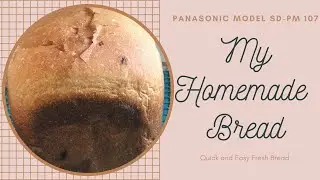 Homemade Bread|| Panasonic model SD-PM 107||Automatic Bread maker