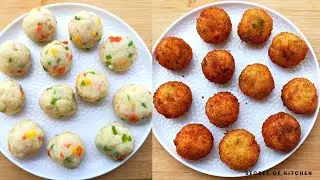 Crispy Suji Snacks Without Potato in Hindi | Instant Sooji Snack  | Secret of Kitchen