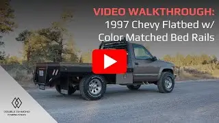 Flatbed Video Walkthrough: 1997 Chevy Flatbed w/ Color Matched Bed Rails