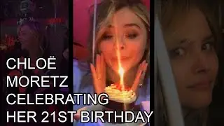 Chlo&euml; Grace Moretz CELEBRATING her 21st birthday on her friends instagram stories -