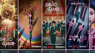 All Squid Game Posters From Season 1 to 3