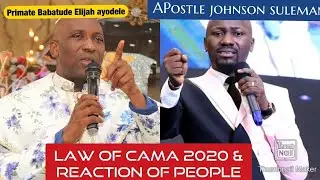 Law# of cama2020## & people reactions