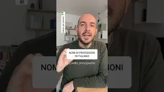 🧑🏻&zwj;🍳Nomi delle professioni (Learn Italian for beginners)