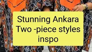 Beautiful Ankara Two -piece styles inspo #lifeisbutadream #fashion 