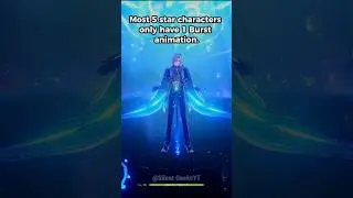 Most 5 star characters only have 1 burst animation #shorts #genshinimpact #genshin