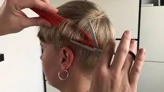 Kim | Short pixiecut and color