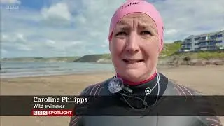 Sewage Pollution as an issue for voters BBC Spotlight Evening News 13/06/2024