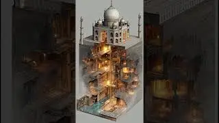 Taj Mahal Ke Neeche Secret Rooms?  | Untold Mystery #Shorts