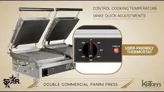 Star Commercial Double Panini Press