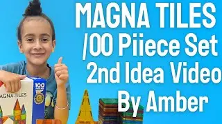 MAGNA TILES l Rocket 🚀 Building l 2nd Idea Video l 100 Piece Set l Amber