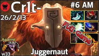 Cr1t- [EG] plays Juggernaut!!! Dota 2 Full Game 7.20