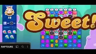 Candy Crush Saga Level 7801 NO BOOSTERS Passed on First Try!