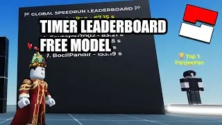 Timer Leaderboard Roblox Studio Indonesia - Free Model