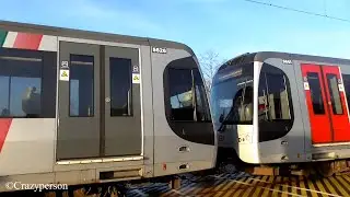 RET sneltram 2x R-NET combi metro SG3 te Schenkel Rotterdam