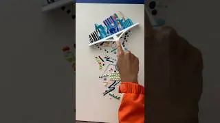 relaxing canvas painting