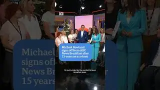 Michael Rowland farewells ABC News Breakfast after 15 years as co-host | ABC NEWS