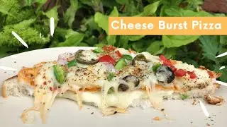 Cheese Burst Bread Pizza 🍕 | Cheese Burst Pizza in 10 minutes😱 | Cheesy Recipe🤩
