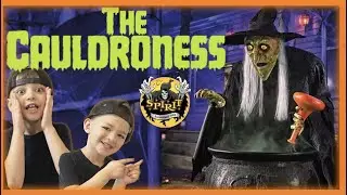 Spirit Halloween Cauldroness Unboxing Setup and Demo | best 2023 Spirit Halloween Animatronic