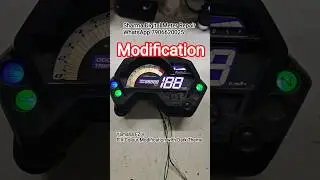 Meter Modification Yamaha FZ V1 #yamaha #fz #speedometer #repairing #bike #bikelife #modified #ride