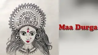 Maa Durga Drawing  | How to Draw Durga Mata | Navratri Special | D Artshine