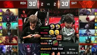SKT vs ROX Game 5 | 2016 Worlds Semifinals | Twitch VOD with Chat