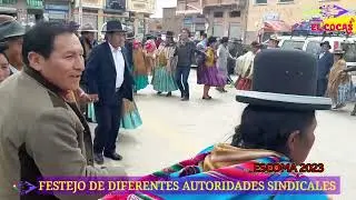 FESTEJO DE AUTORIDADES DE DIFERENTES COMUNIDADES EN MUNICIPIO ESCOMA provincia Camacho 2023