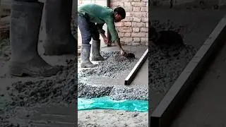 Floor Base Concreting #floor #flooring #floorart #concrete#concreting #floortiles #ytshorts #shorts