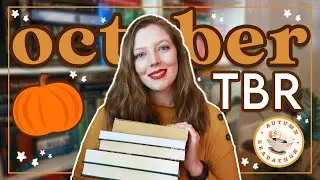 OCTOBER TBR 🎃 // the cosy autumn readathon, spooky books and new releases!