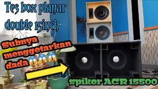 Tes box planar double 15inch. ./spiker acr 15500