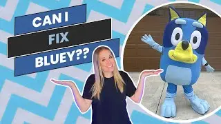 Can I fix this Bluey Mascot?  | Tips for making a Better Mascot Costume!