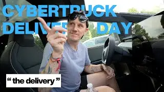 TESLA CYBERTRUCK DELIVERY DAY! - DAY 1 of Customize a CYBERTRUCK!