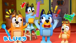BLUEY Family Meeting: The Funny Fart & Learning to Tell the Truth | Pretend Play with Bluey Toys