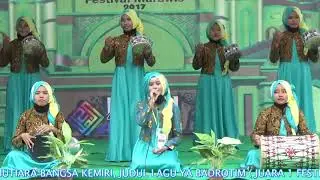 JUARA SATU SE BANTEN FESTIFAL  MARAWIS AL-FALAH KRESEK 2017 (MARAWIS MUTIARA BANGSA KEMIRI)