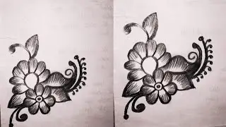 Simple Pencil ✏️ shading tattoo MENDHI DESIGNE VIDEO @Ruhirajput-tt2rl 
