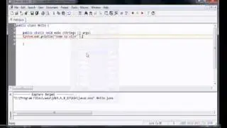 Compile and Run Java Crimson Editor - Soma na Slim