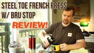 Steel Toe French Press w/ Bru Stop by Planetary Design
