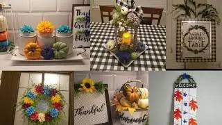 Fall Home Decoration Tour Fall DIY and Decor Challenge 2020 The DIY Mommy