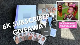 6K subscribers Giveaway | Let's celebrate together!